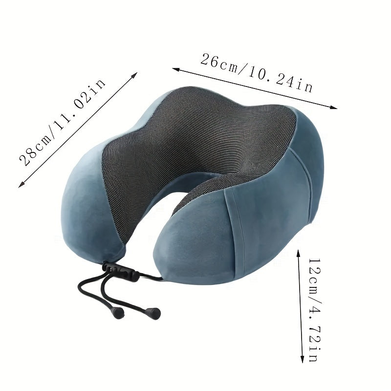 GloVoyage™ U-Shaped Travel Pillow – Portable Neck & Spine Support