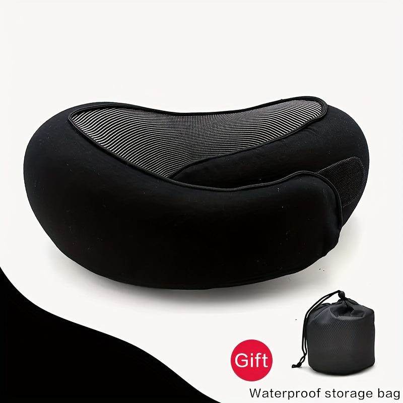 Soft U-Shaped Travel Pillow – Durable Neck Support for Airplane Travel