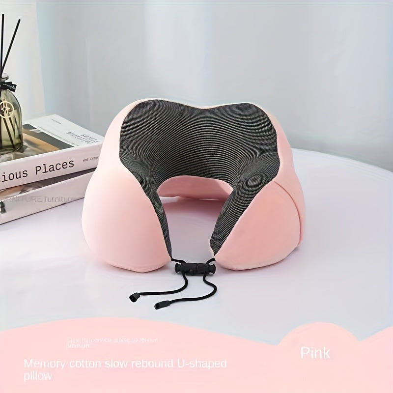 GloVoyage™ U-Shaped Travel Pillow – Portable Neck & Spine Support
