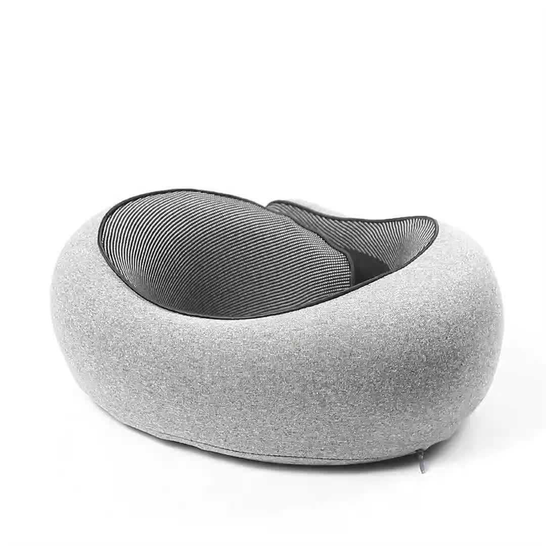 Soft U-Shaped Travel Pillow – Durable Neck Support for Airplane Travel