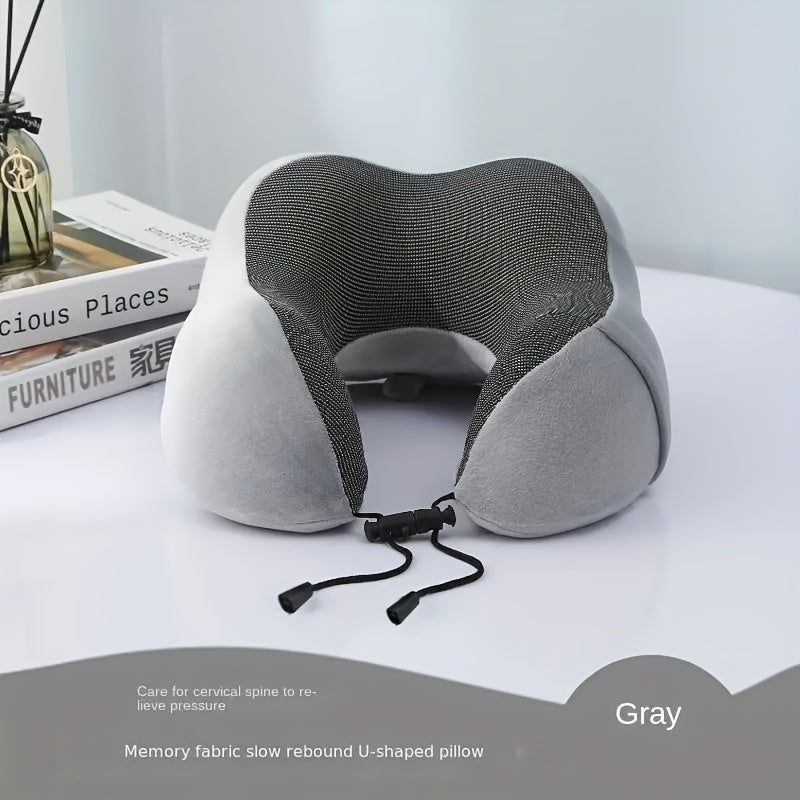 GloVoyage™ U-Shaped Travel Pillow – Portable Neck & Spine Support