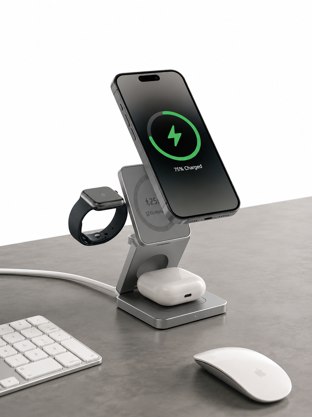 GloVoyage Qi2.2 4-piece Travel Charging Kit