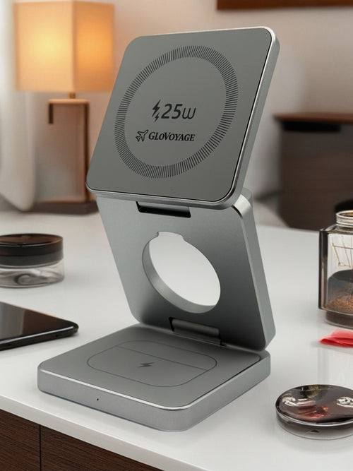 3-in-1 Magnetic Wireless Charging Station