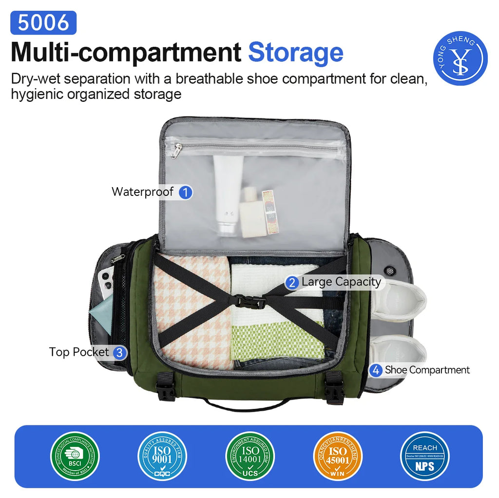 GloVoyage Expandable Travel Backpack