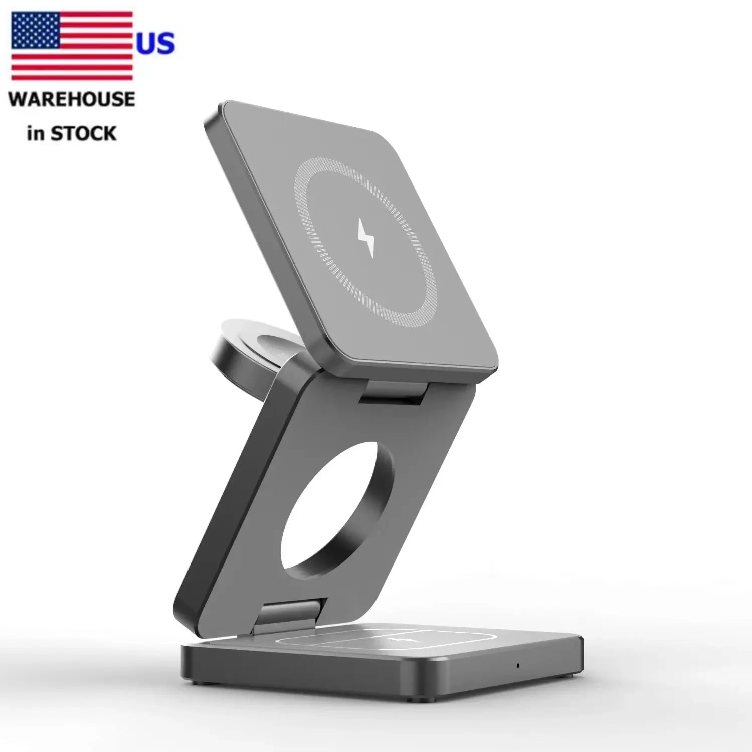 Glovoyage Magnetic 3-in-1 Portable Wireless Charger