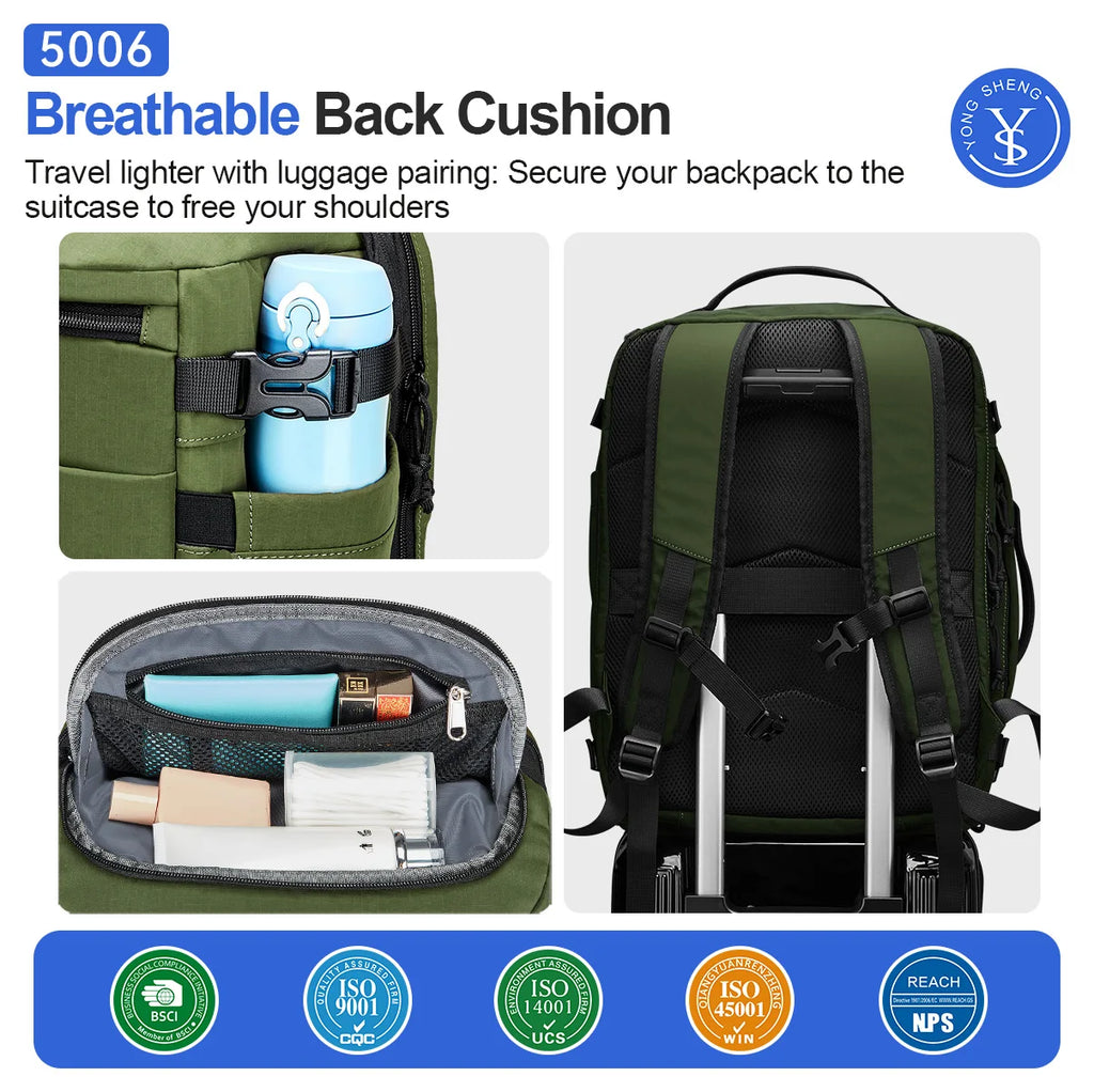 GloVoyage Expandable Travel Backpack