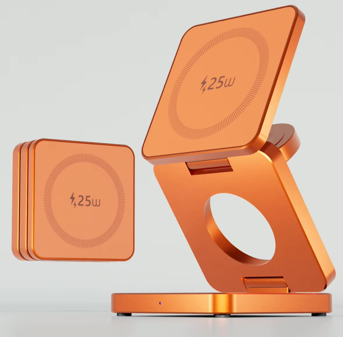 GloVoyage Qi2.2 3-in-1 Magnetic Wireless Charger Travel Power System