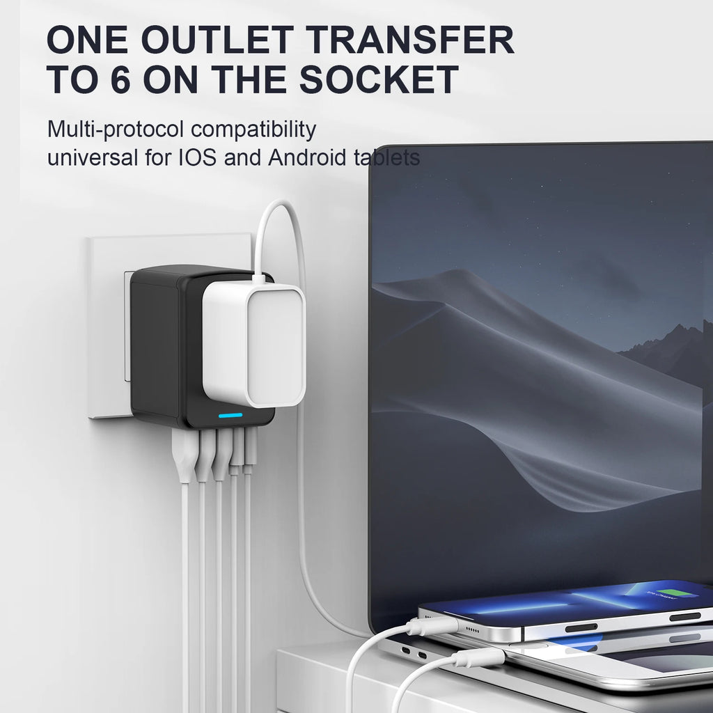 JMAX 35W Universal Travel Adapter – PD Fast Charging (US/EU/UK/AU)