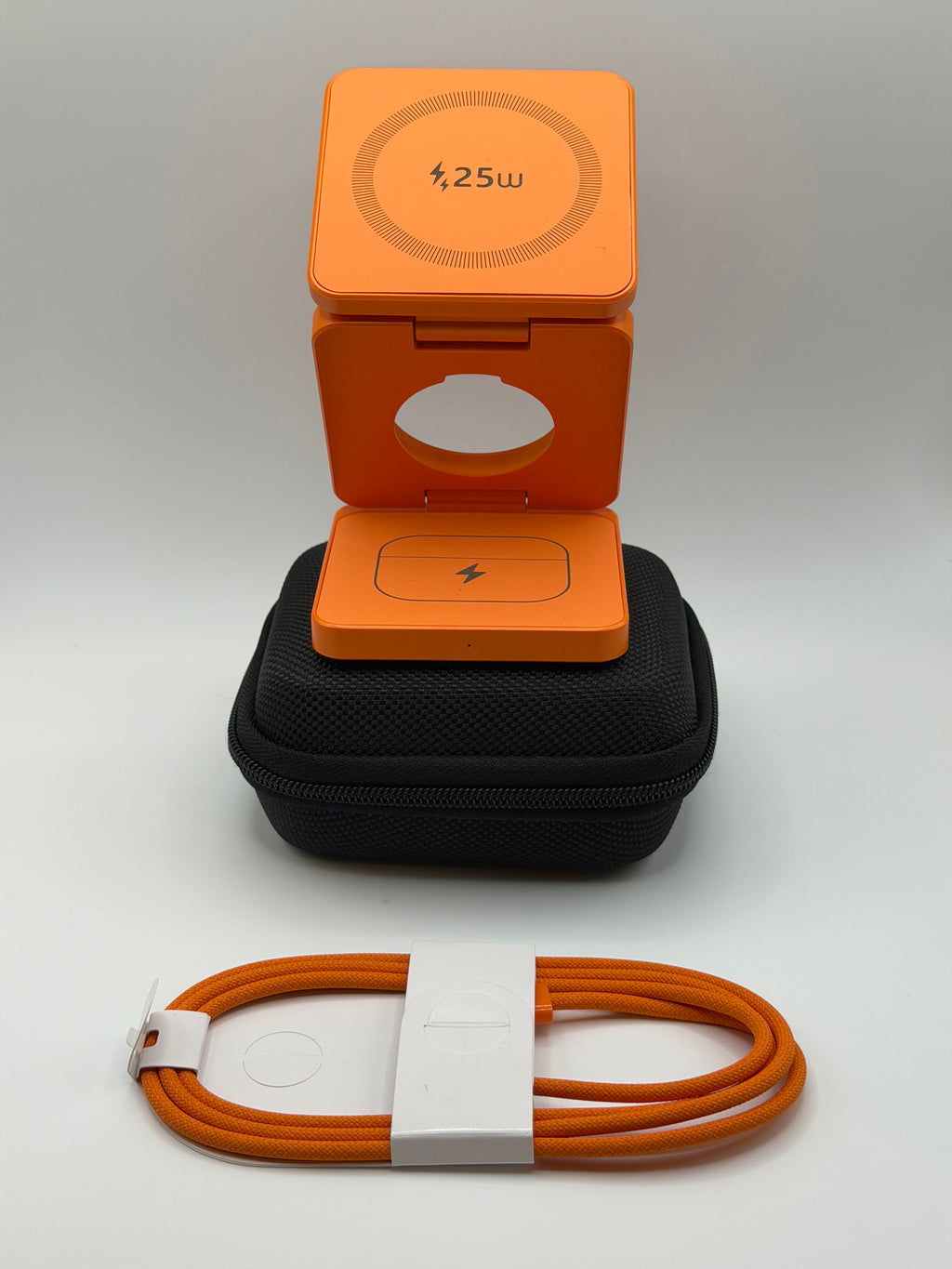 GloVoyage Qi2.2 25W 3-in-1 Magnetic Wireless Charging Station