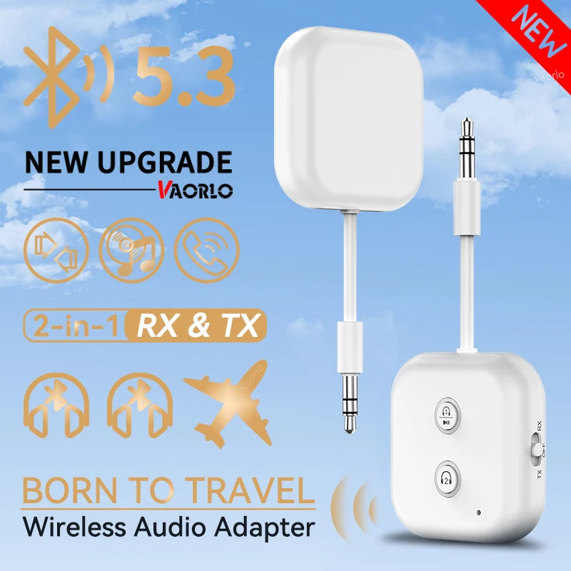 GloVoyage™ 2-in-1 Bluetooth 5.3 Audio Adapter
