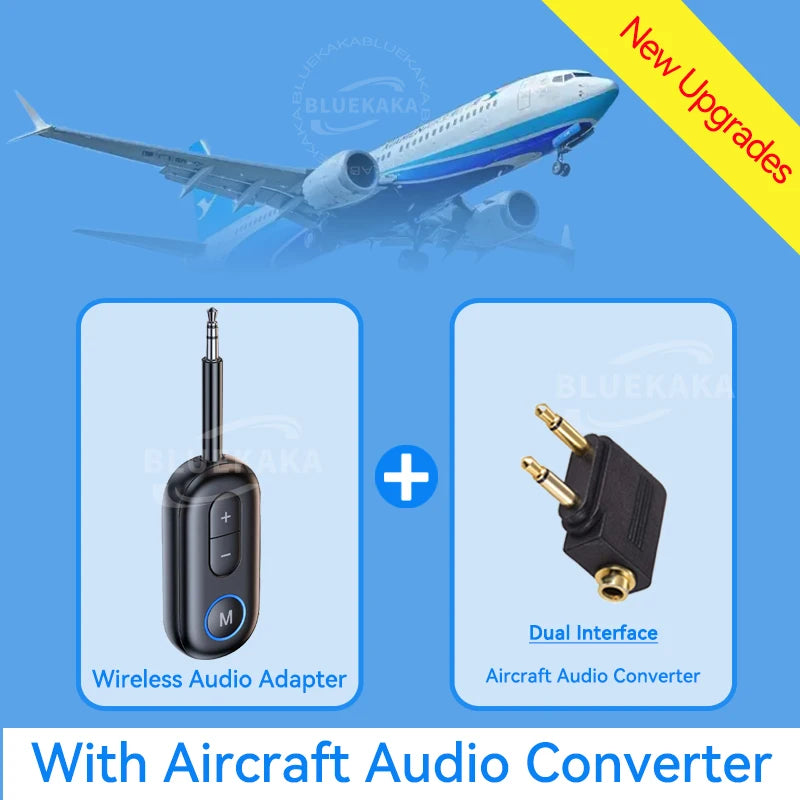 GloVoyage™ Airplane Bluetooth 5.5 Audio Adapter