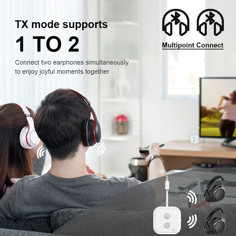 GloVoyage™ 2-in-1 Bluetooth 5.3 Audio Adapter