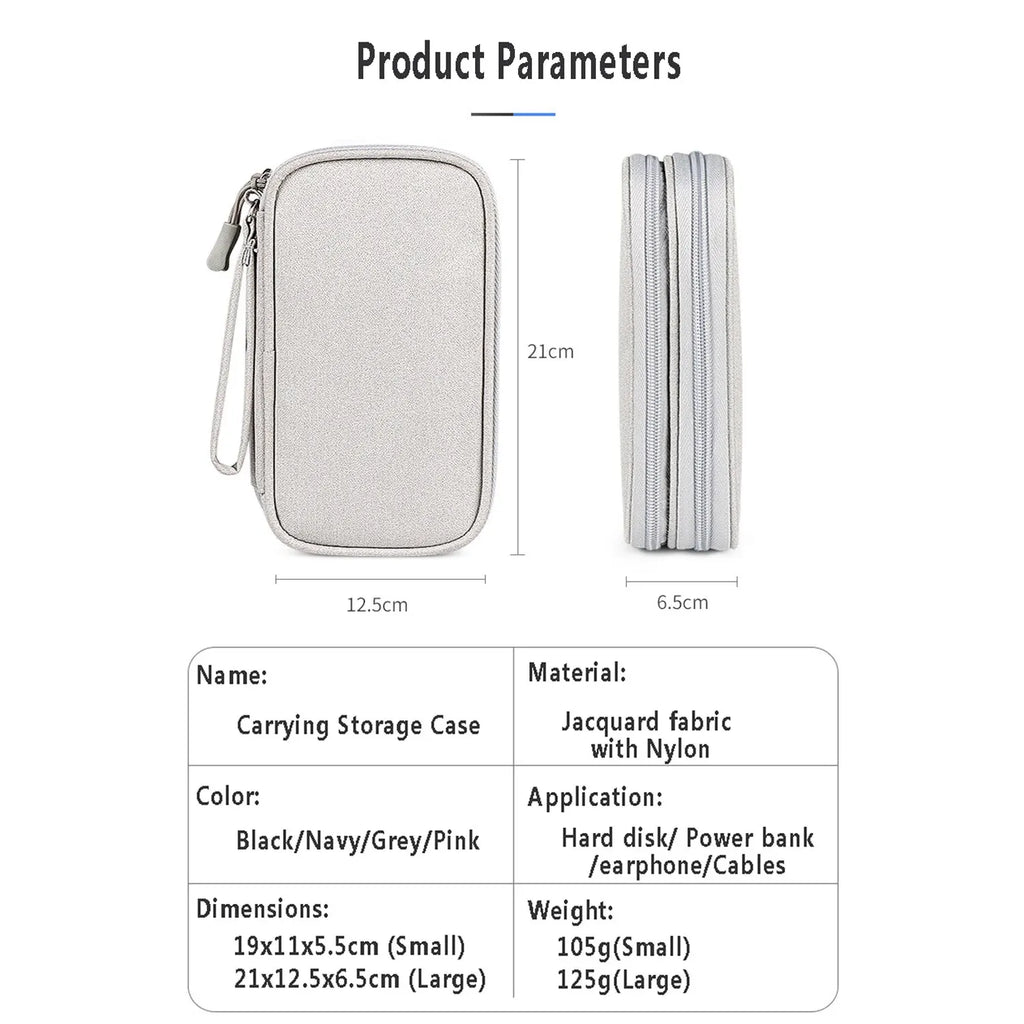 GloVoyage™ Travel Organizer Bag – Portable Digital Product Storage Case