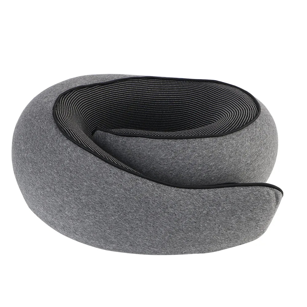 Soft Portable U-Shaped Travel Pillow – Memory Foam Neck Support Cushion