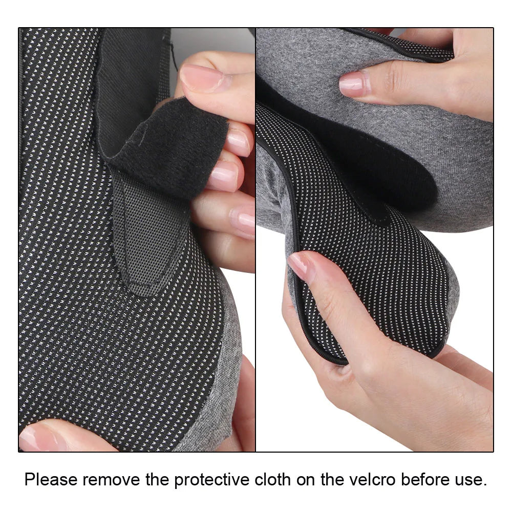 Soft Portable U-Shaped Travel Pillow – Memory Foam Neck Support Cushion