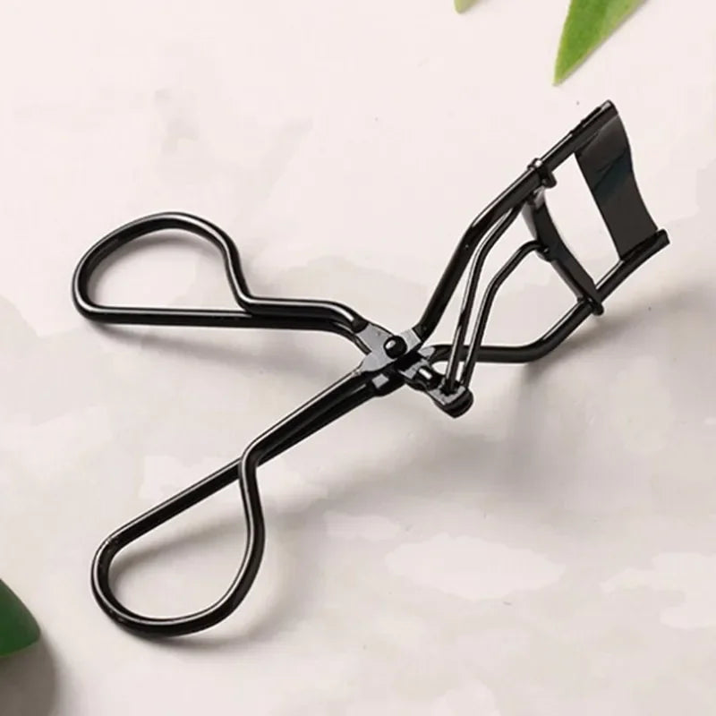 Silver & Black Stainless Steel Eyelash Curler