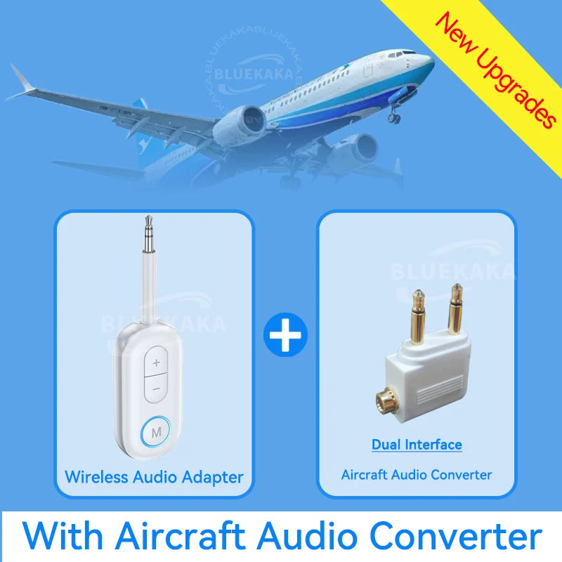 GloVoyage™ Airplane Bluetooth 5.5 Audio Adapter