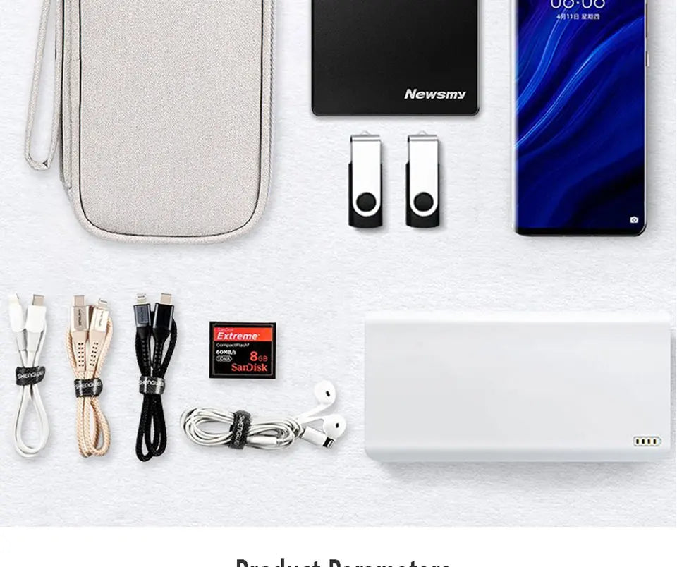 GloVoyage™ Travel Organizer Bag – Portable Digital Product Storage Case