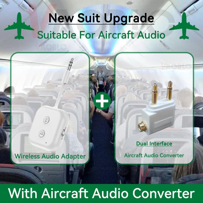 GloVoyage™ 2-in-1 Bluetooth 5.3 Audio Adapter