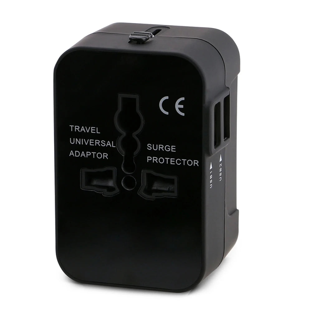 Melery™ Universal Worldwide Travel Adapter with Dual USB Charging Ports