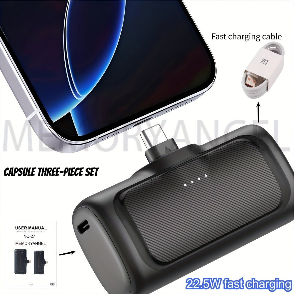 GloVoyage™ 22.5W Fast Charging 5000mAh Mini Portable Charger