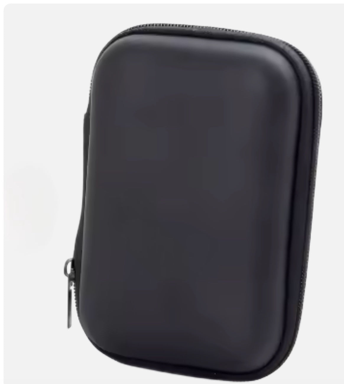 GLOVOYAGE™ AirCase Mini Tech Organizer in black with a durable EVA hard shell for travel protection.