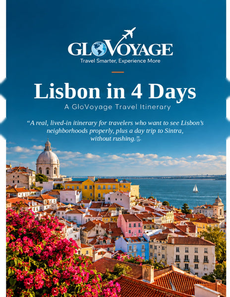 Lisbon in 4 Days — GloVoyage Travel Itinerary cover